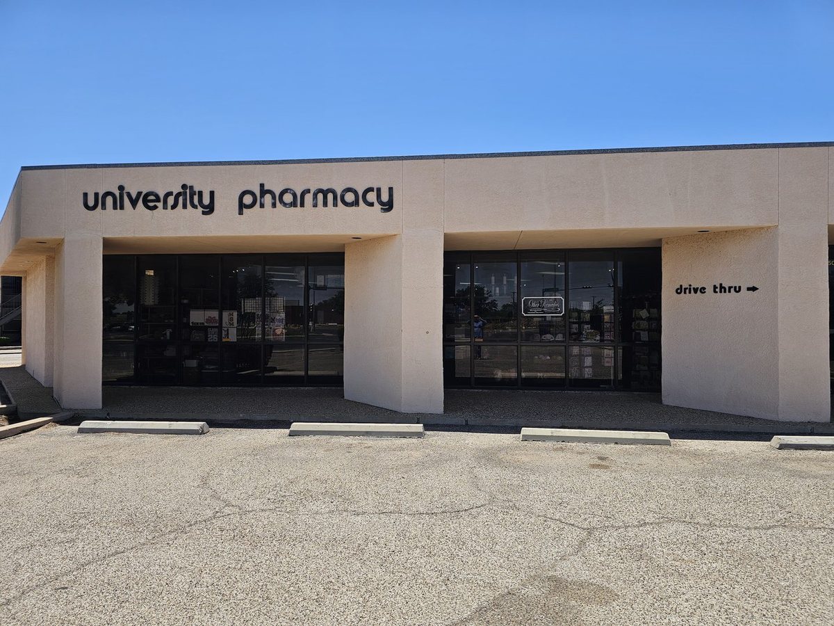 The front of University Pharmacy.
